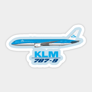 KLM 787-9 Sticker